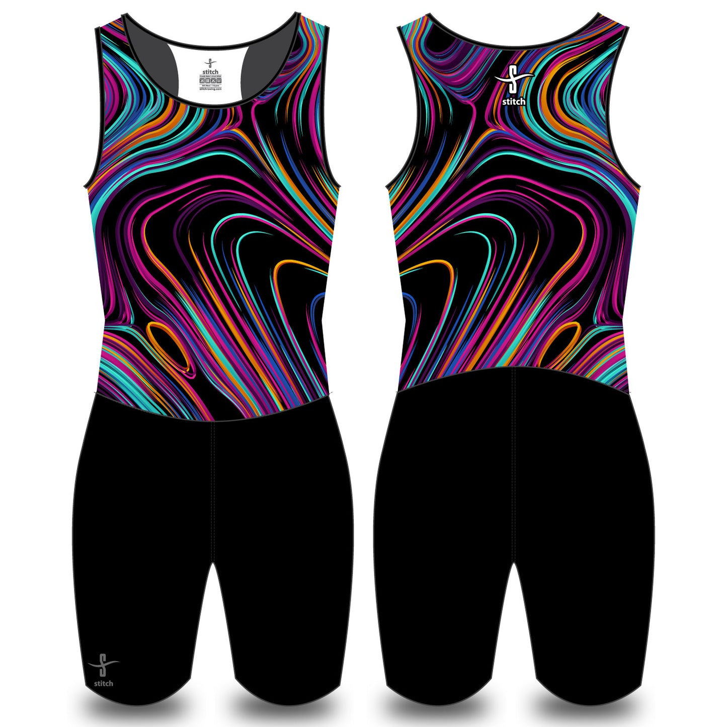 Stitch Rowing Multi Swirls AIO