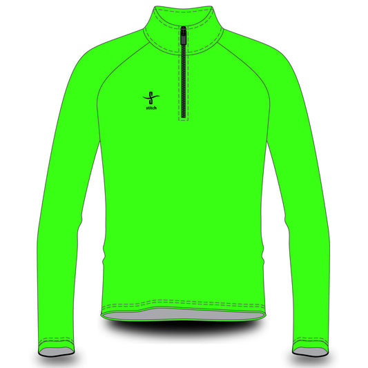 Stitch Rowing Fluorescent Green Varsity Splash Jacket