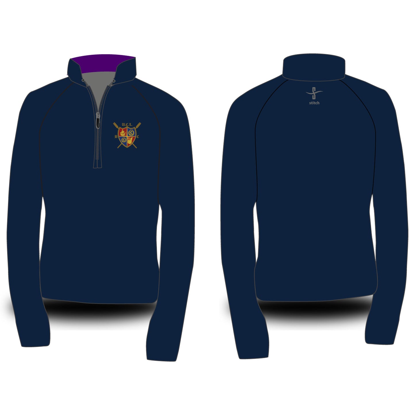 University College London Boat Club Dark Morning Fleece