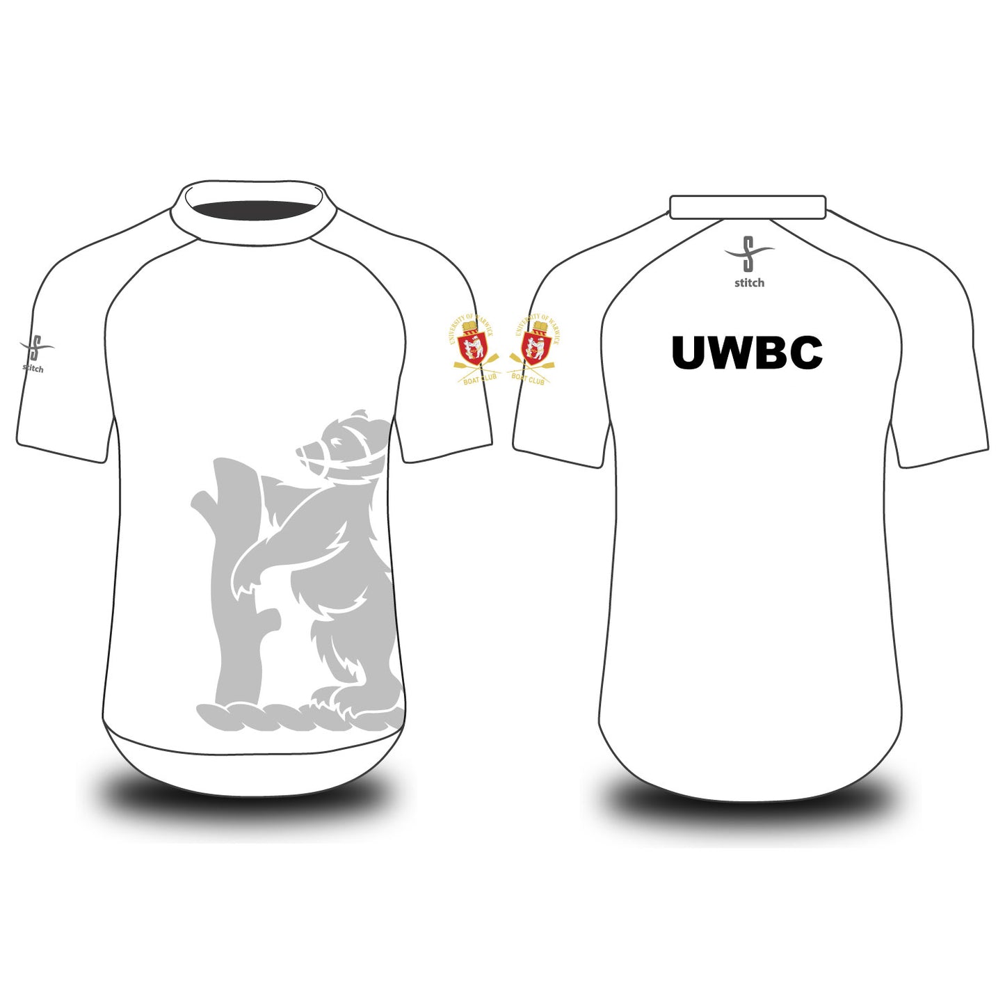 University of Warwick Boat Club Bear Tech Top Short Sleeve