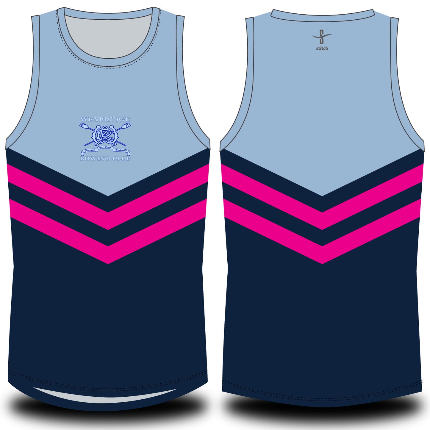 Weybridge Rowing Club Vest Option 3