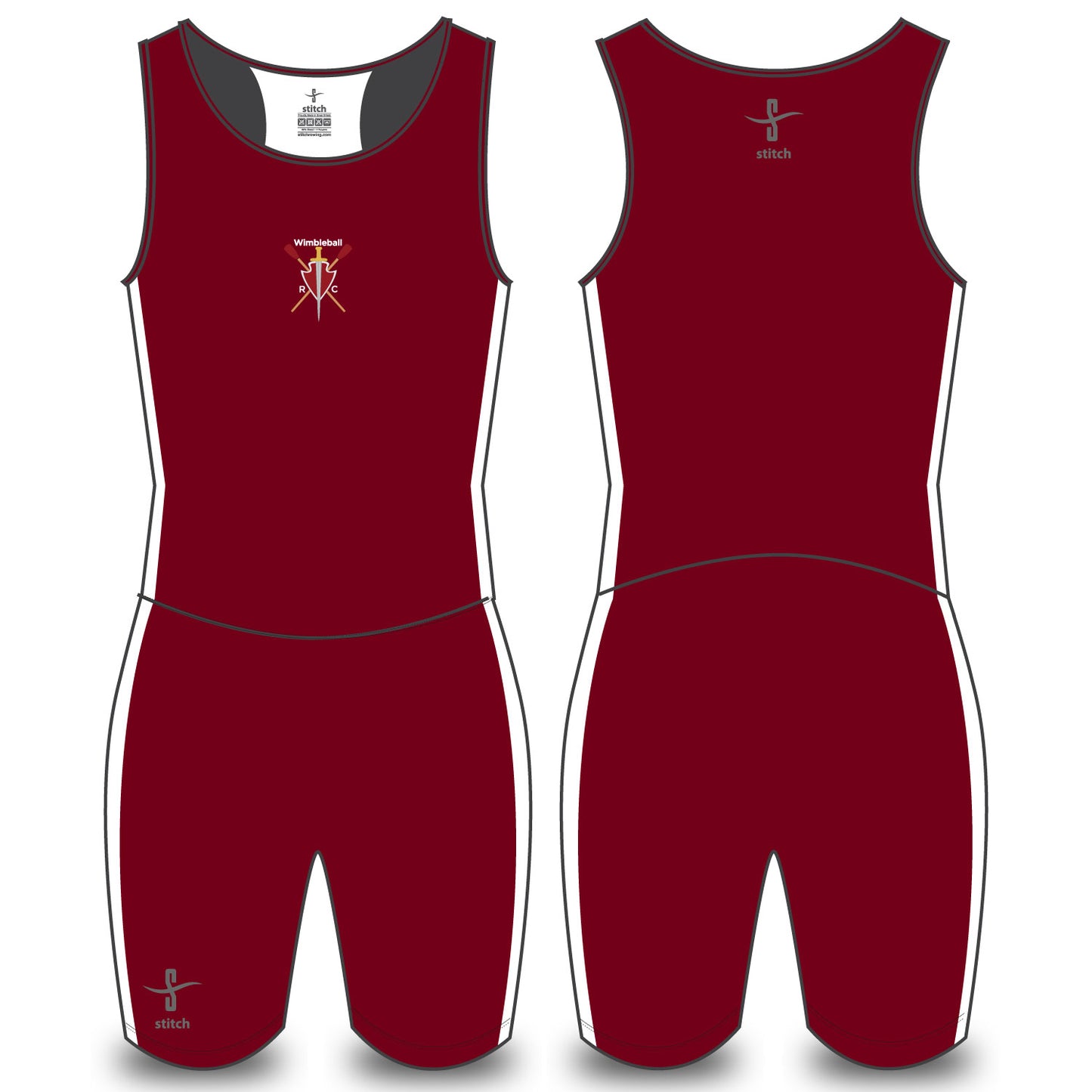 Wimbleball Rowing Club 2" Stripe AIO