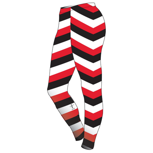 Lancaster University Sublimated Striped Leggings