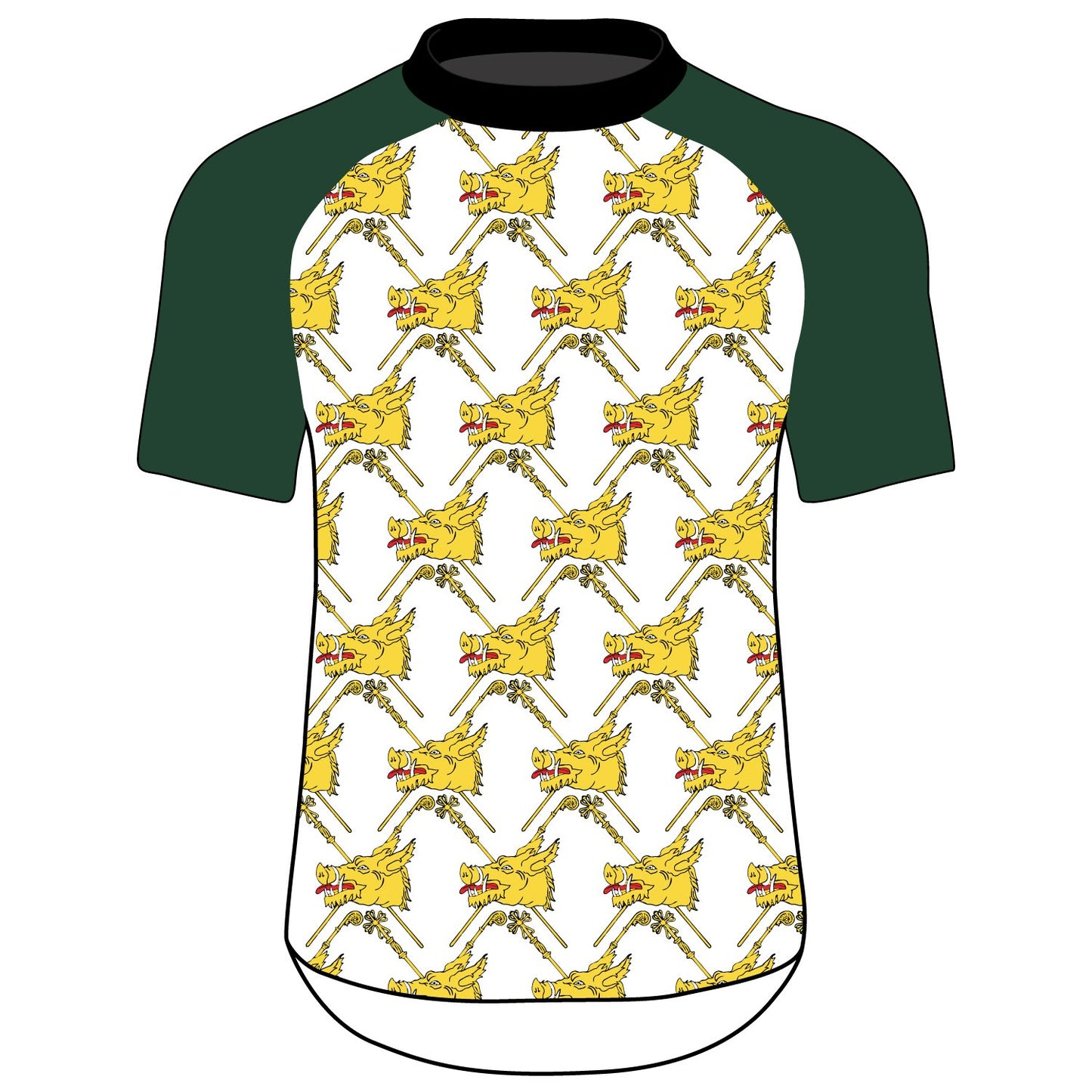 Queens College S/S Sub Tech Top Multi Boar
