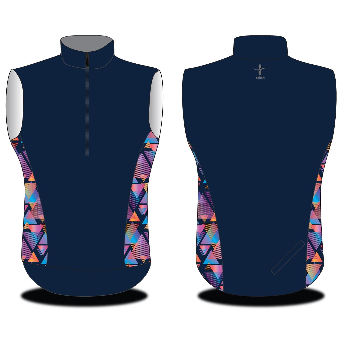 Stitch Rowing 24-7 Gilet with Illuminati Panel