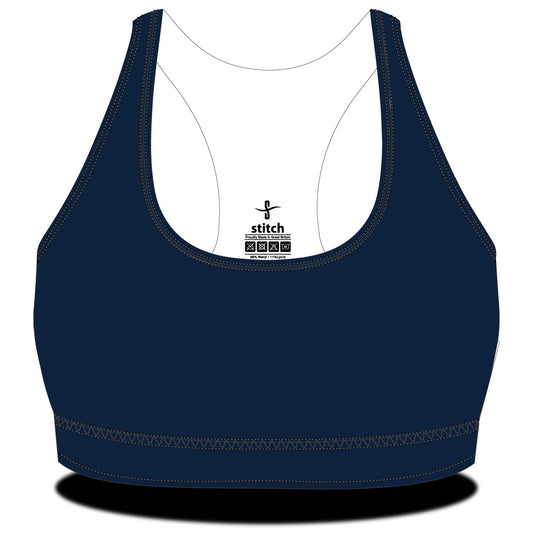 Stitch Rowing Plain Colour Sports Bra
