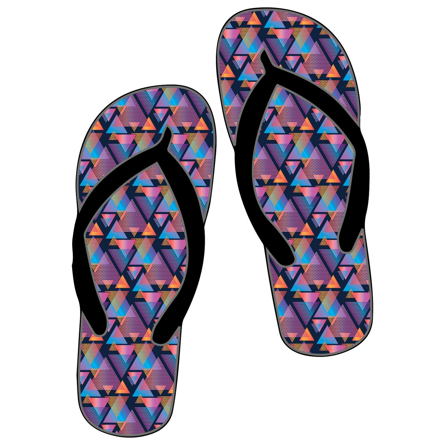 Stitch Rowing Sublimated Illuminati Flip Flop
