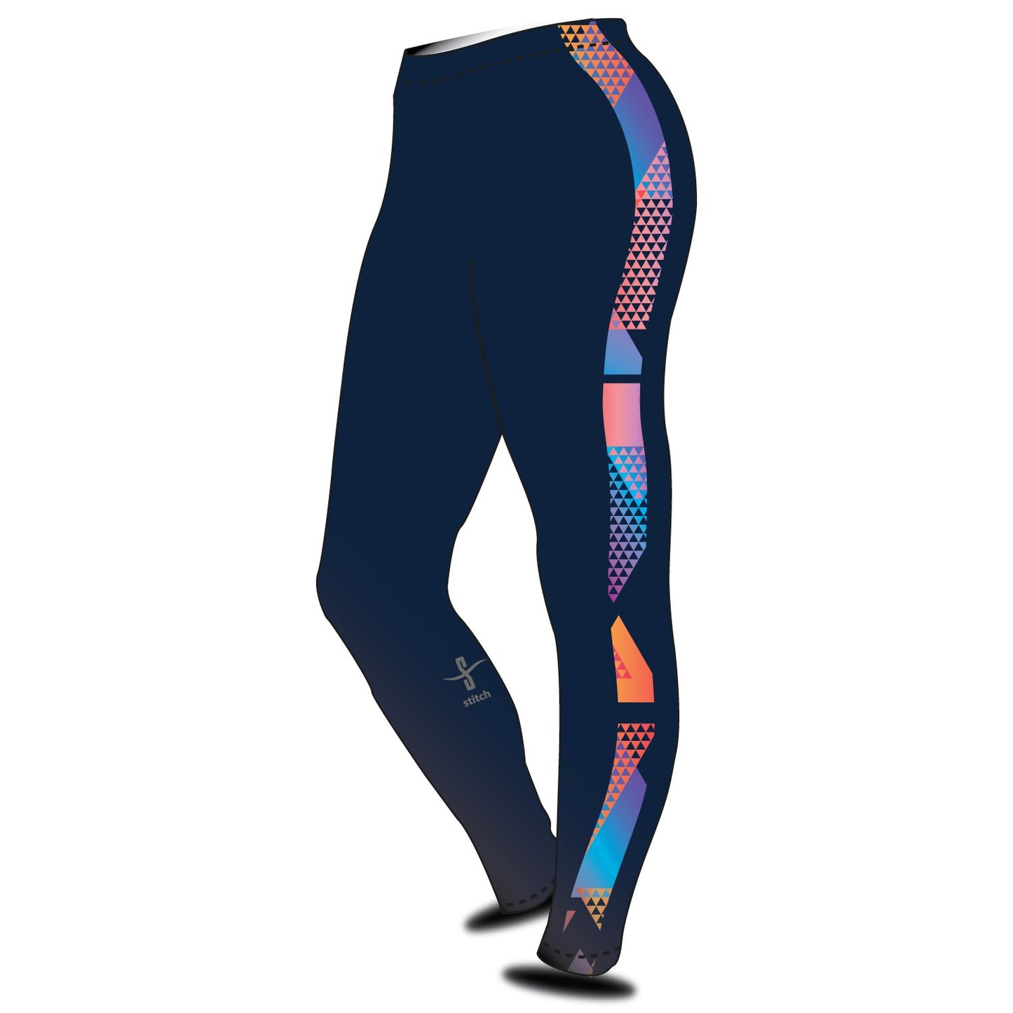 Stitch Rowing Sub Stripe Illuminati Leggings