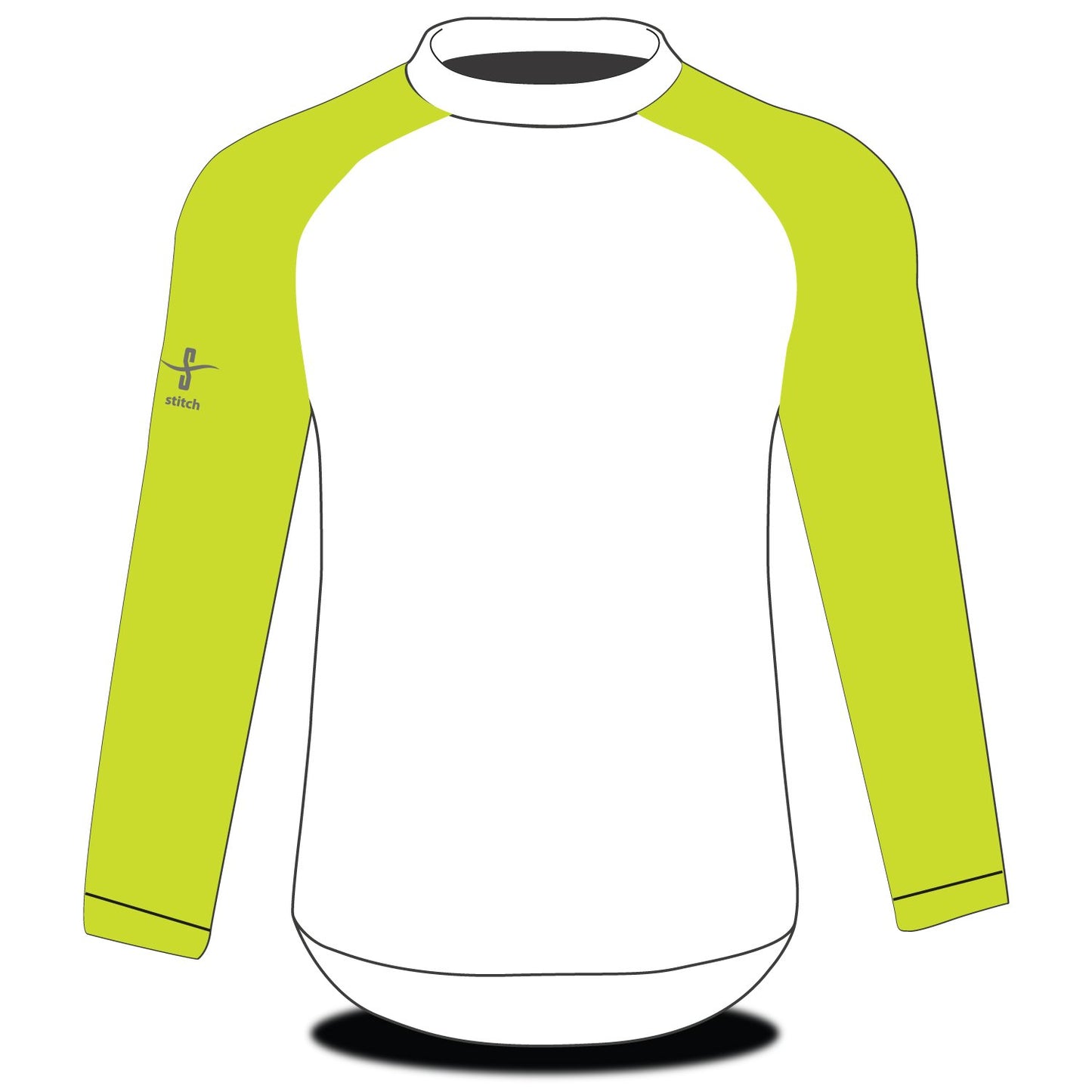 Fluorescent Yellow Tech Top