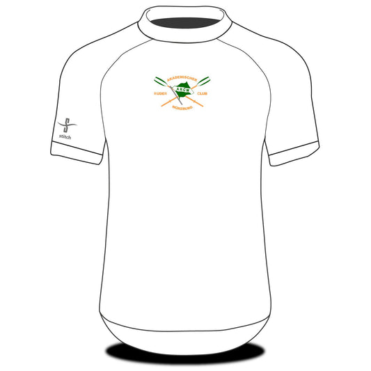 Akademischer Ruderclub Wurzburg Short Sleeve Tech Top White