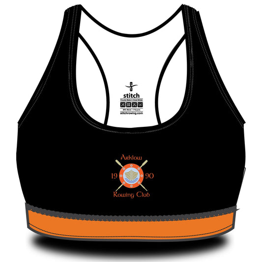 Arklow Rowing Club Sports Bra Black