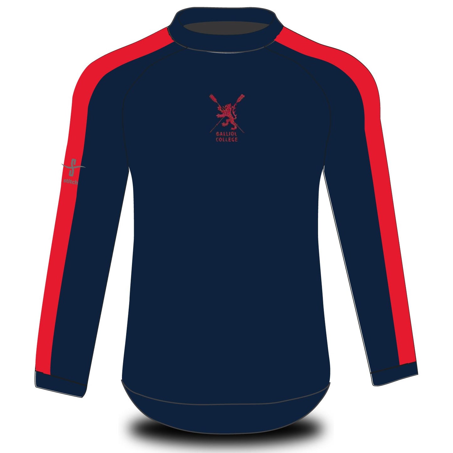 Balliol College Boat Club Tech Top Long Sleeve Mens