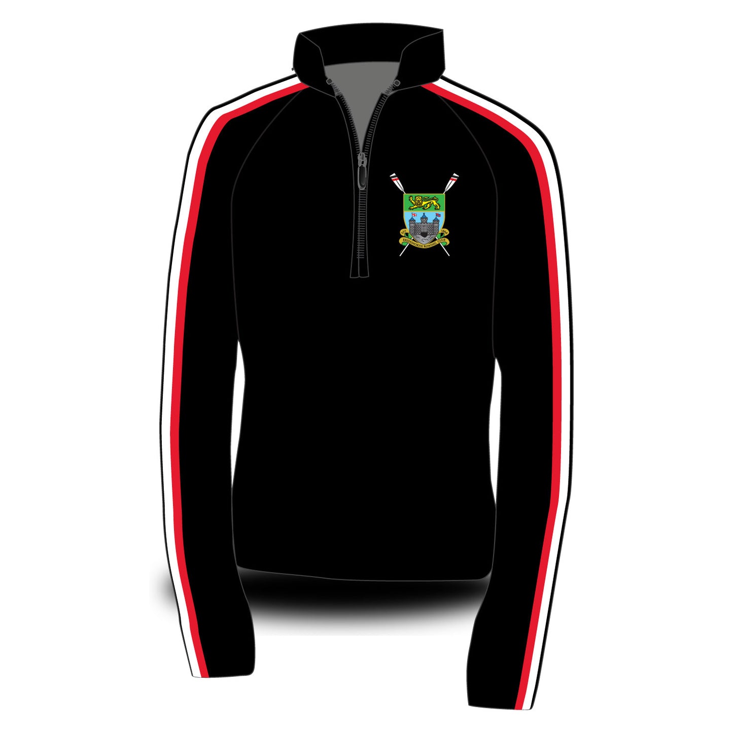 Bridgnorth Rowing Club Stripes Dark Morning Fleece