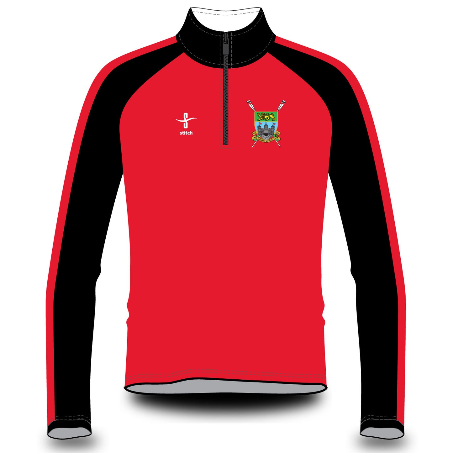 Bridgnorth Rowing Club 2" Stripe Varsity Splash Jacket