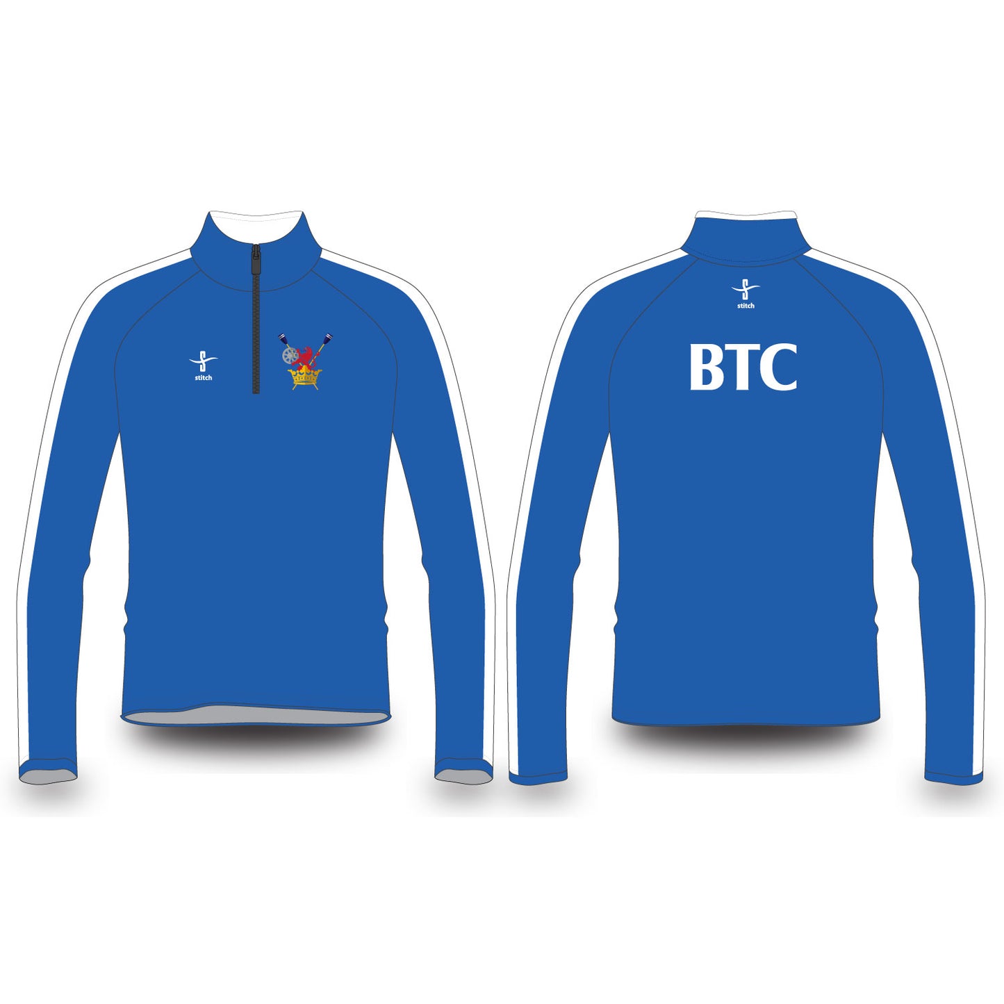 BTC Southampton Rowing Club Stripe Varsity Splash Jacket