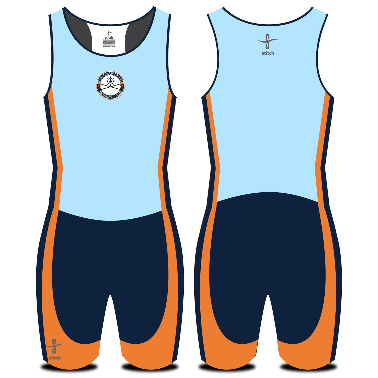 Carmarthen Rowing Club Light Blue AIO