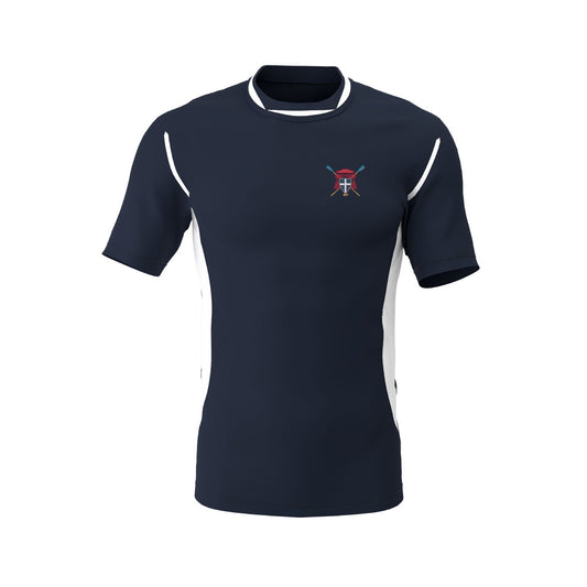 Christ Church College Boat Club T-Shirt Navy White