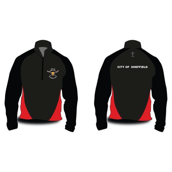 City of Sheffield Hardshell Jacket Black Sleeves