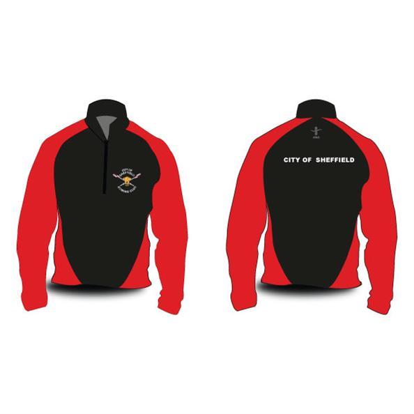 City of Sheffield Hardshell Jacket Red Sleeves