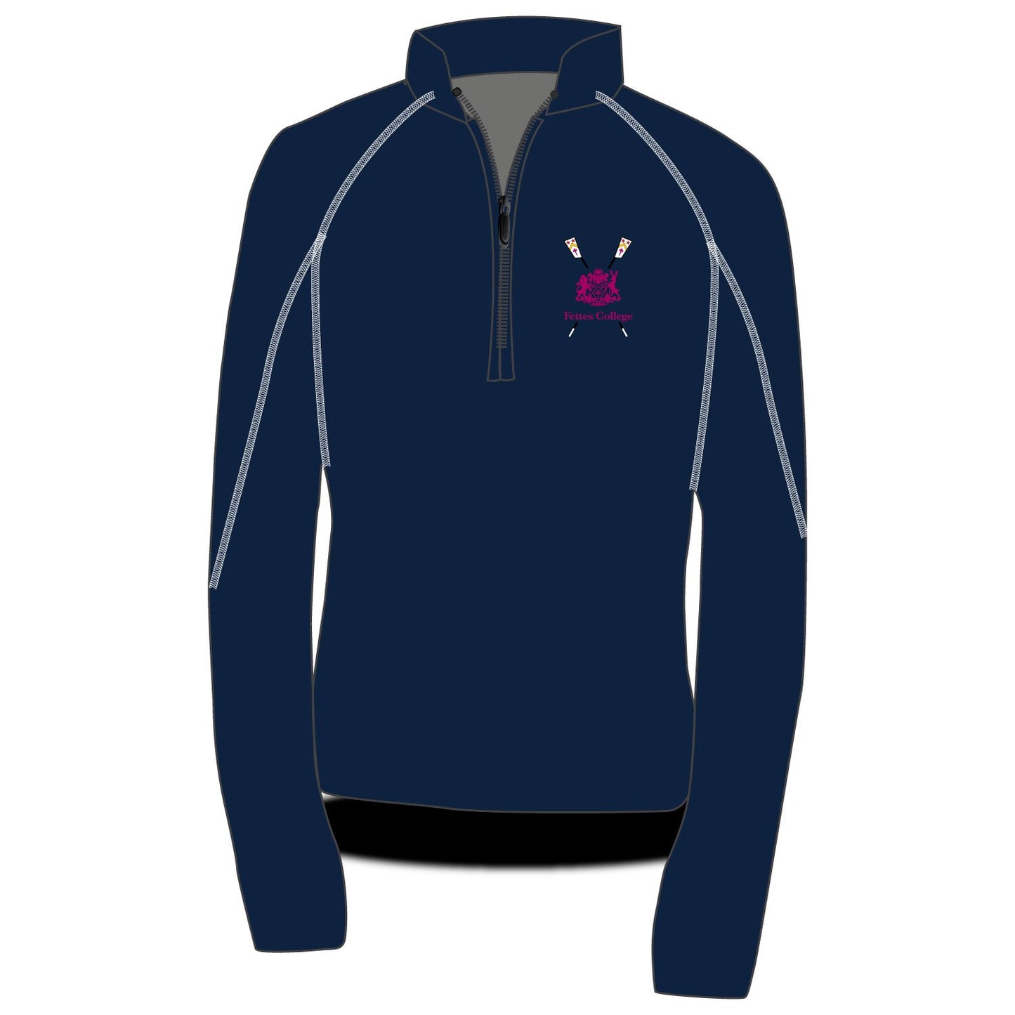 Fettes College Contrast Stitch Fleece