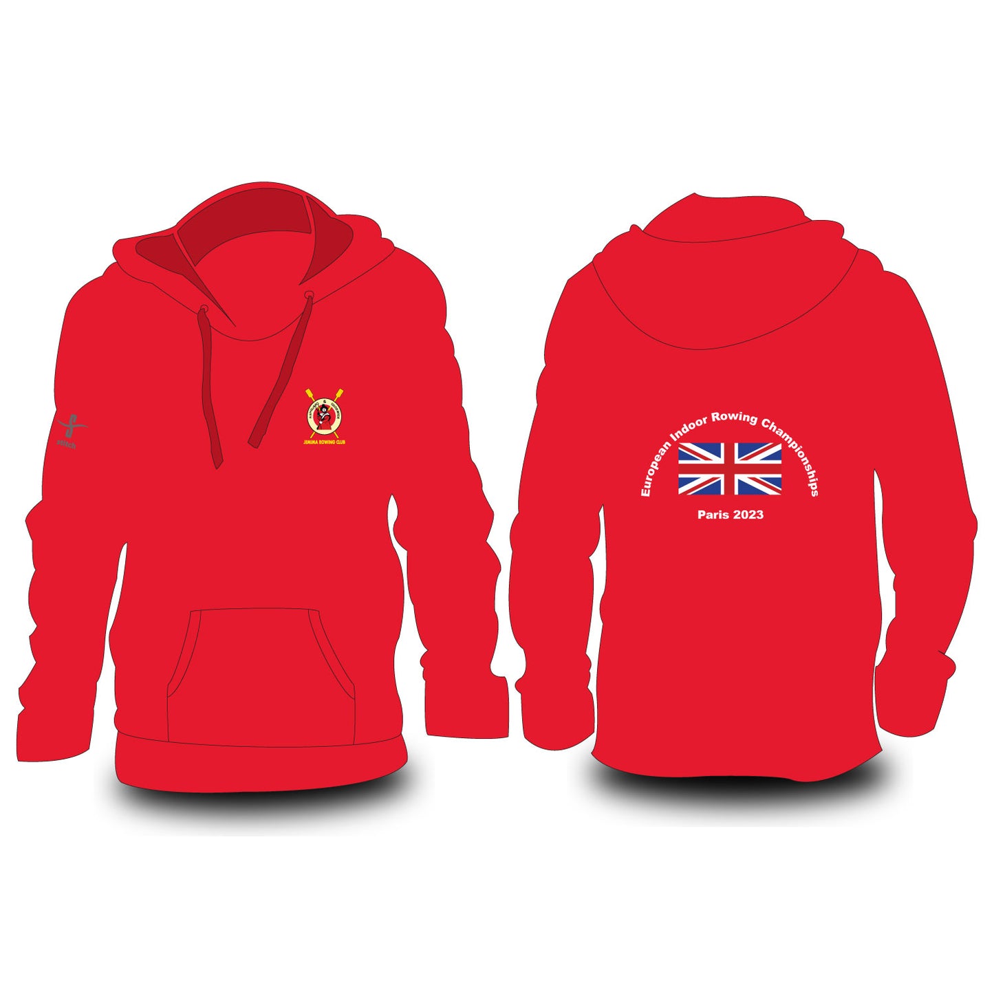 Fishguard and Goodwick European Indoor Rowing Championships Paris 2023 Hoodie
