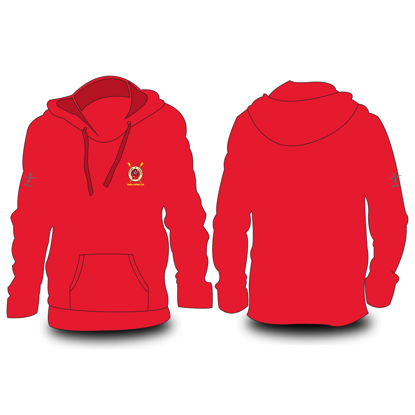 Fishguard and Goodwick Hoodie Red
