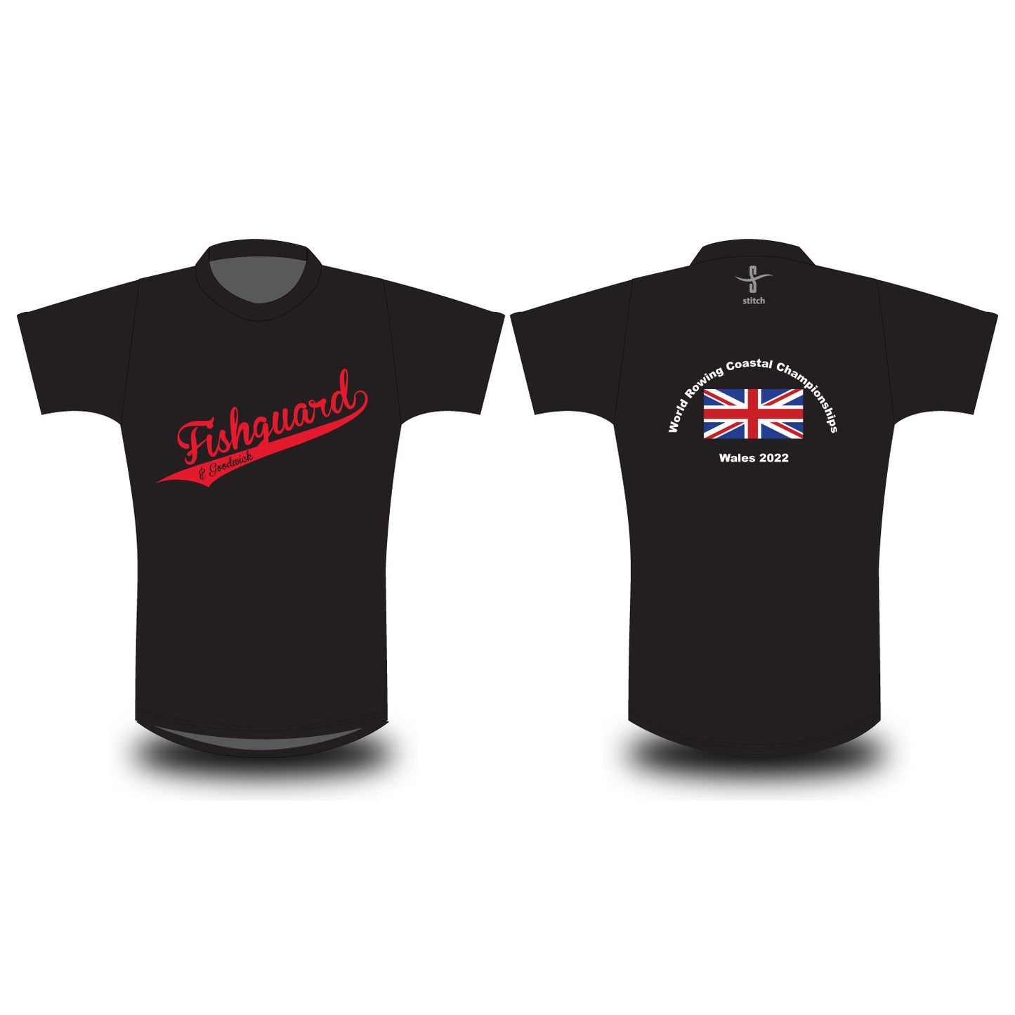 Fishguard and Goodwick WCR Black T-Shirt