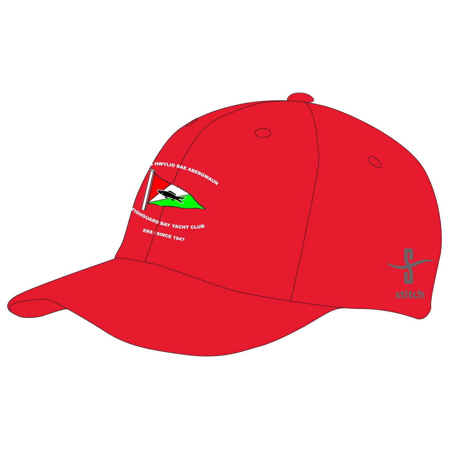 Fishguard Bay Yacht Club Cap Red