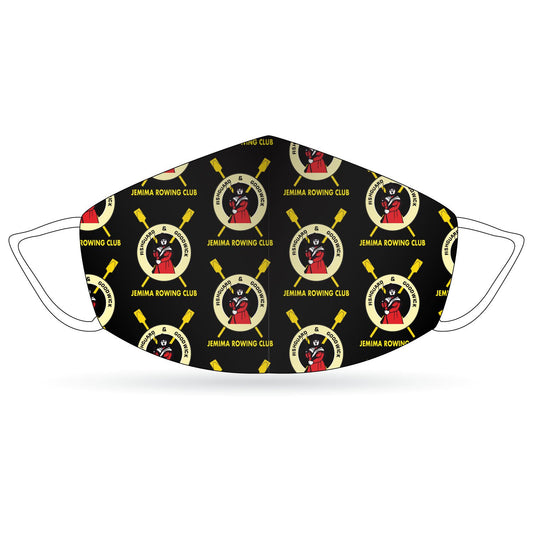 Fishguard and Goodwick Face Mask Repeating logo