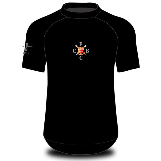 Fitzwilliam Short Sleeve Tech Top Black