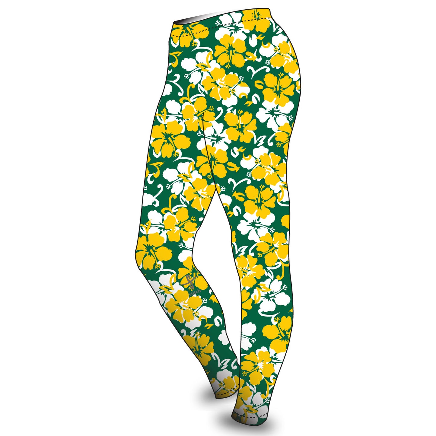 Furnivall Sculling Club Hibiscus Leggings