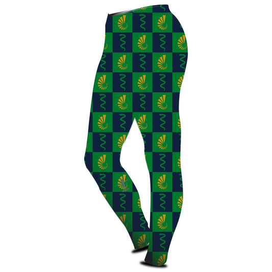 Green Templeton BC Chequers Leggings