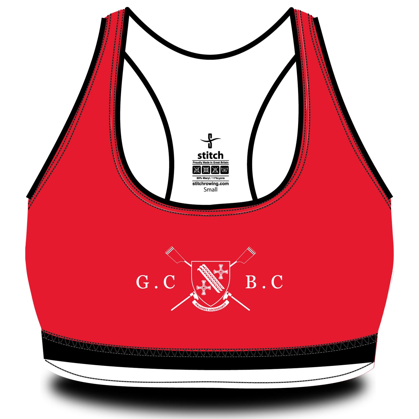 Grey College Boat Club Sports Bra