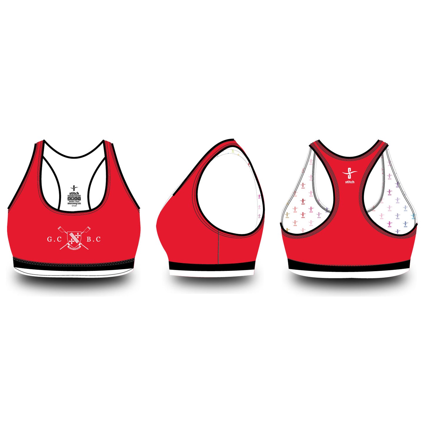 Grey College Boat Club Sports Bra