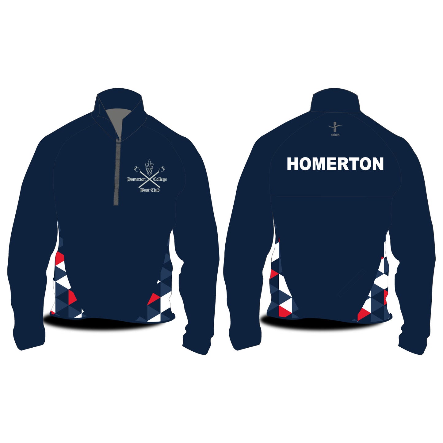 Homerton College Hardshell Splash Jacket - Triangle Side Panels