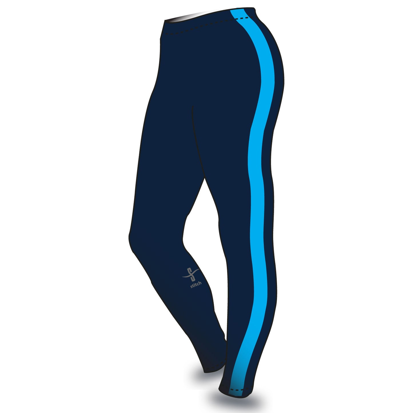Rowing at Itchenor 2" Stripe Leggings