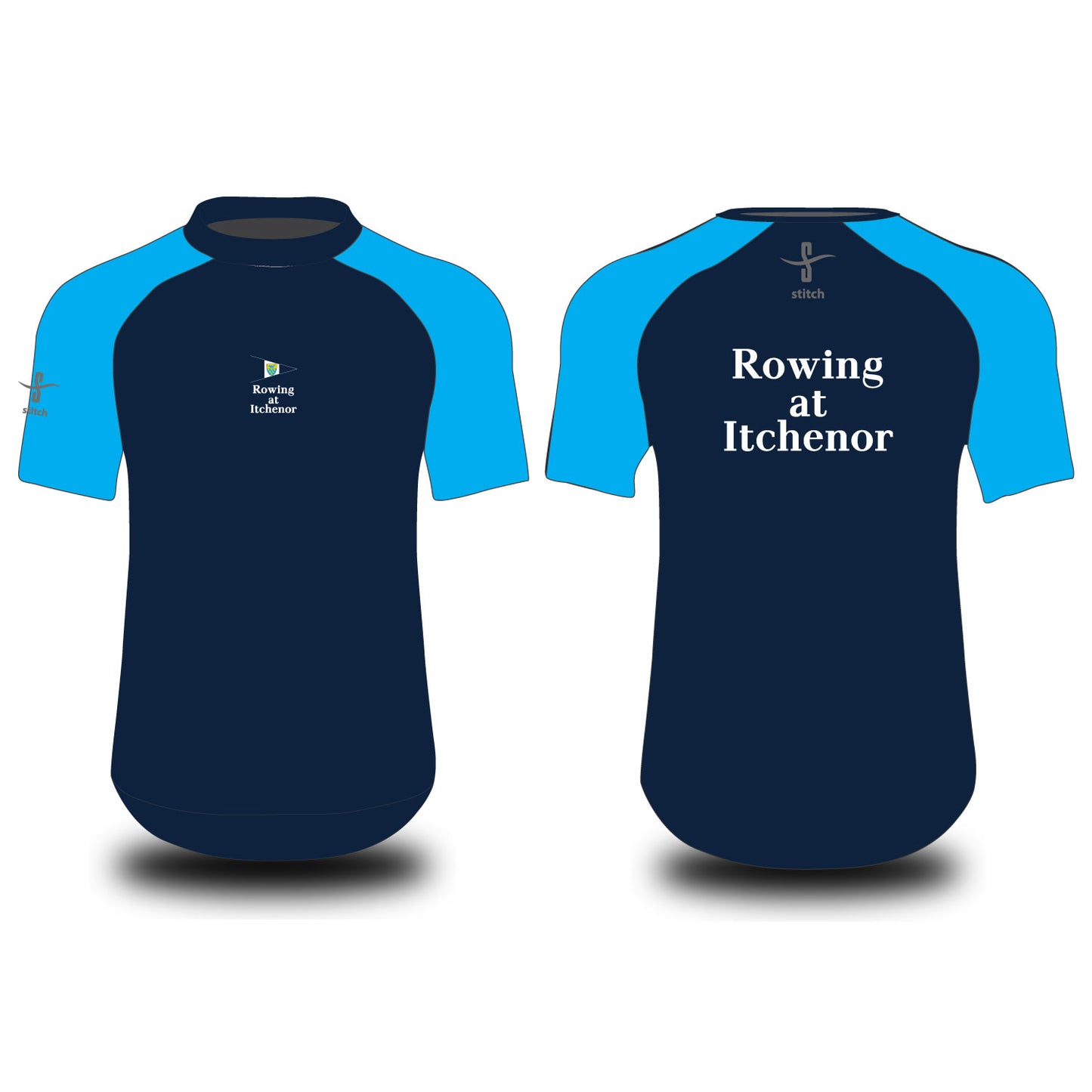 Rowing at Itchenor Tech Top Short Sleeve
