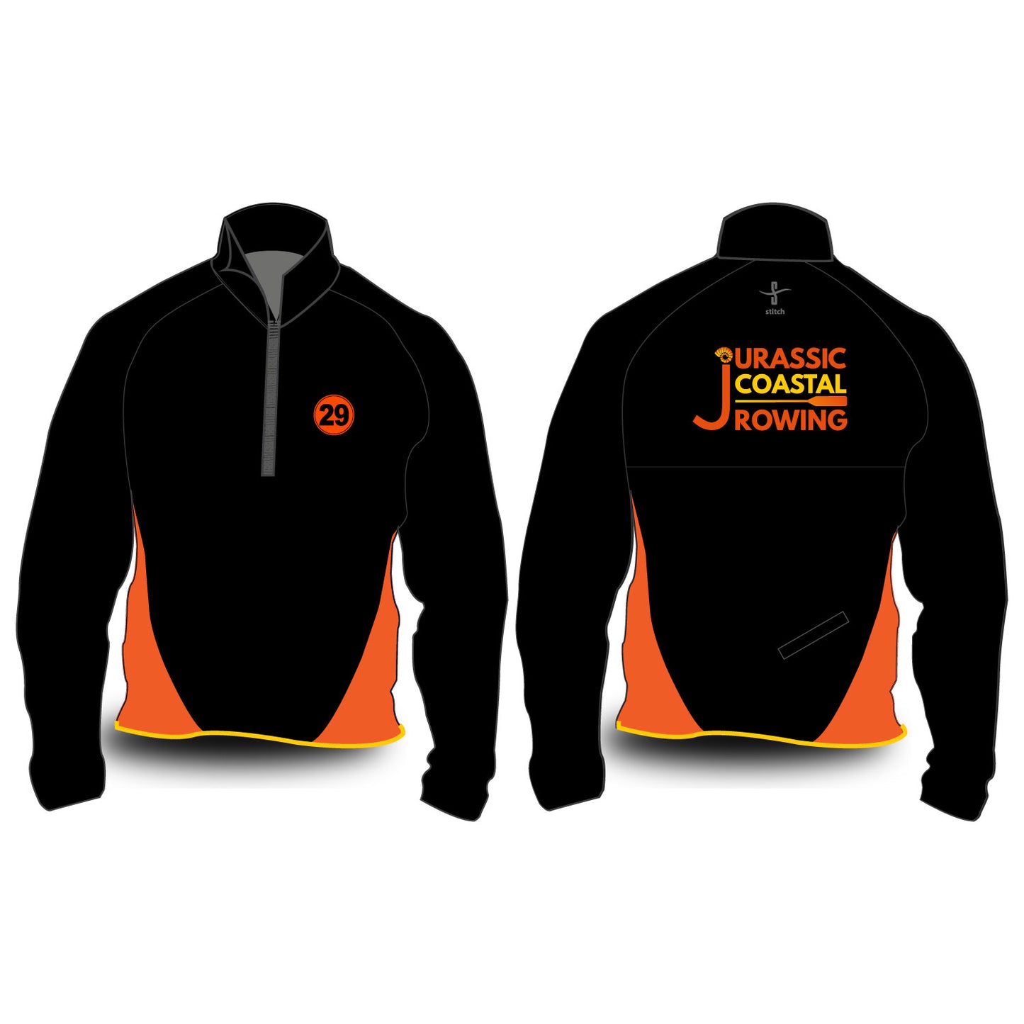 Jurassic Coastal Rowing Exmouth Hardshell Splash Jacket