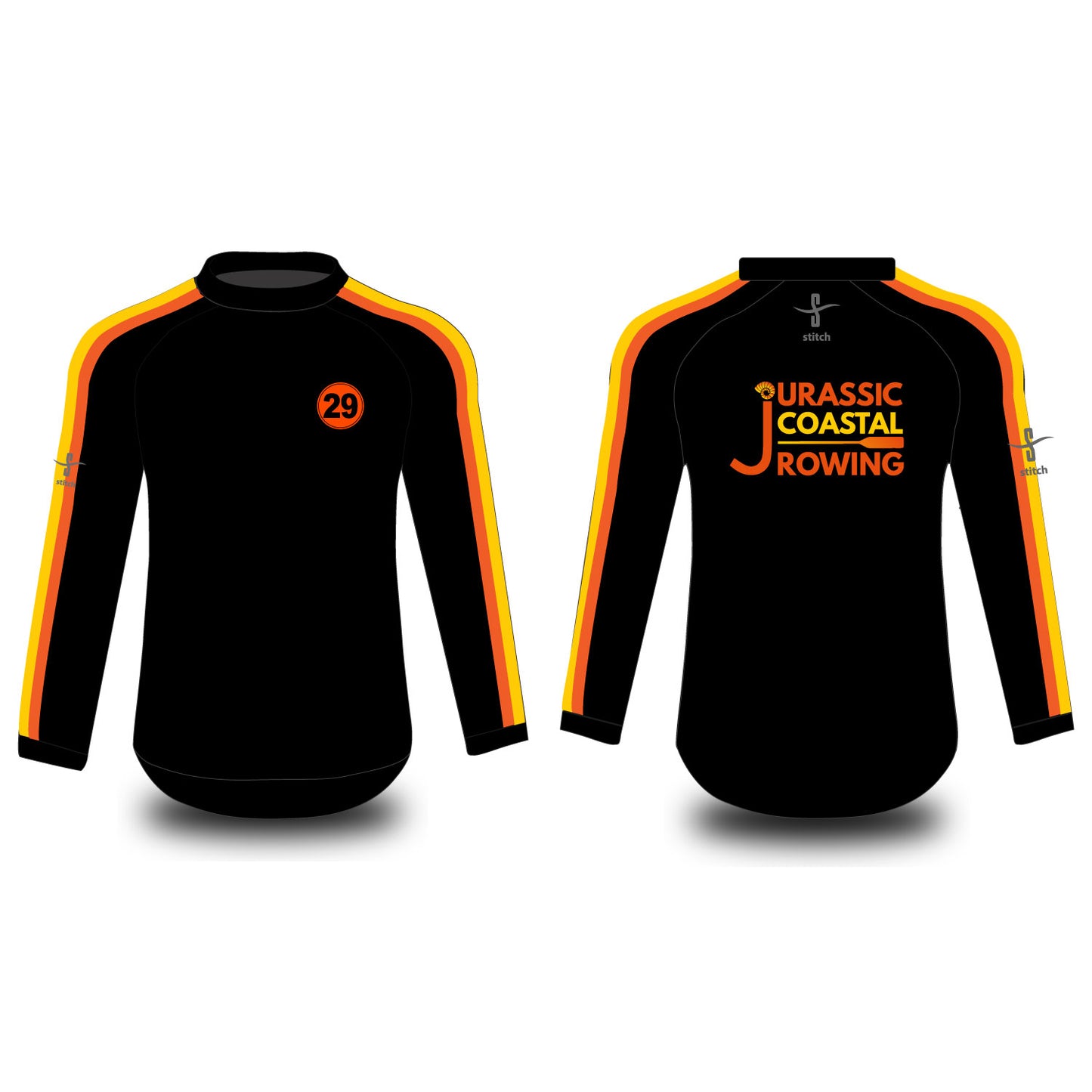 Jurassic Coastal Rowing Exmouth Tech Top Long Sleeve