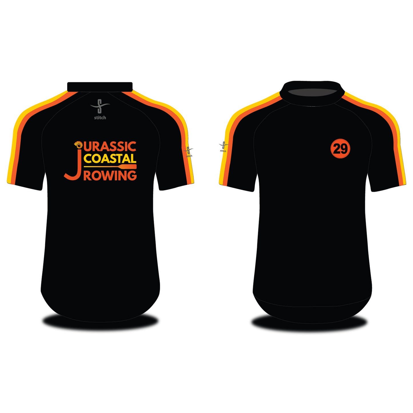 Jurassic Coastal Rowing Exmouth Tech Top Short Sleeve