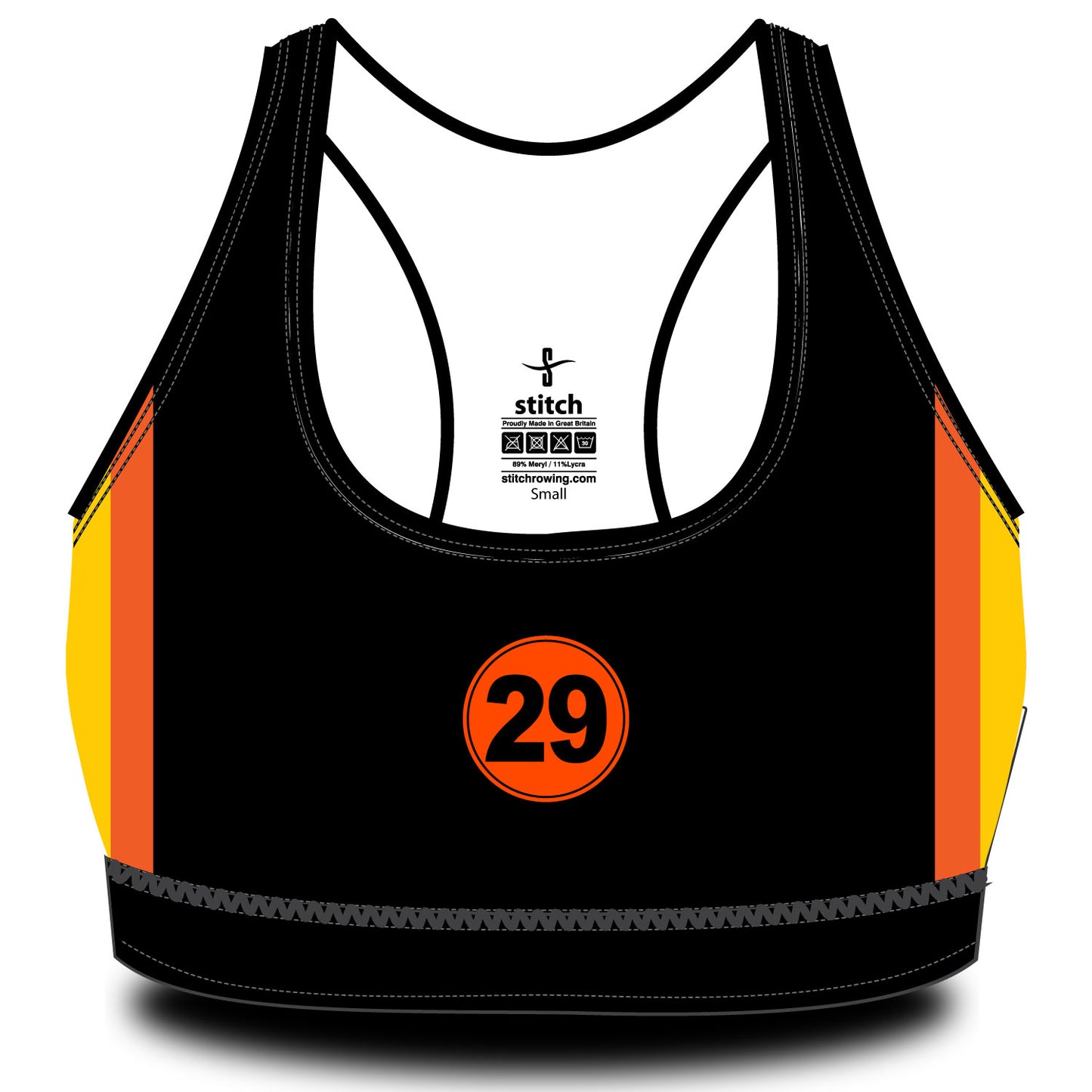 Jurassic Coastal Rowing Exmouth Sports Bra