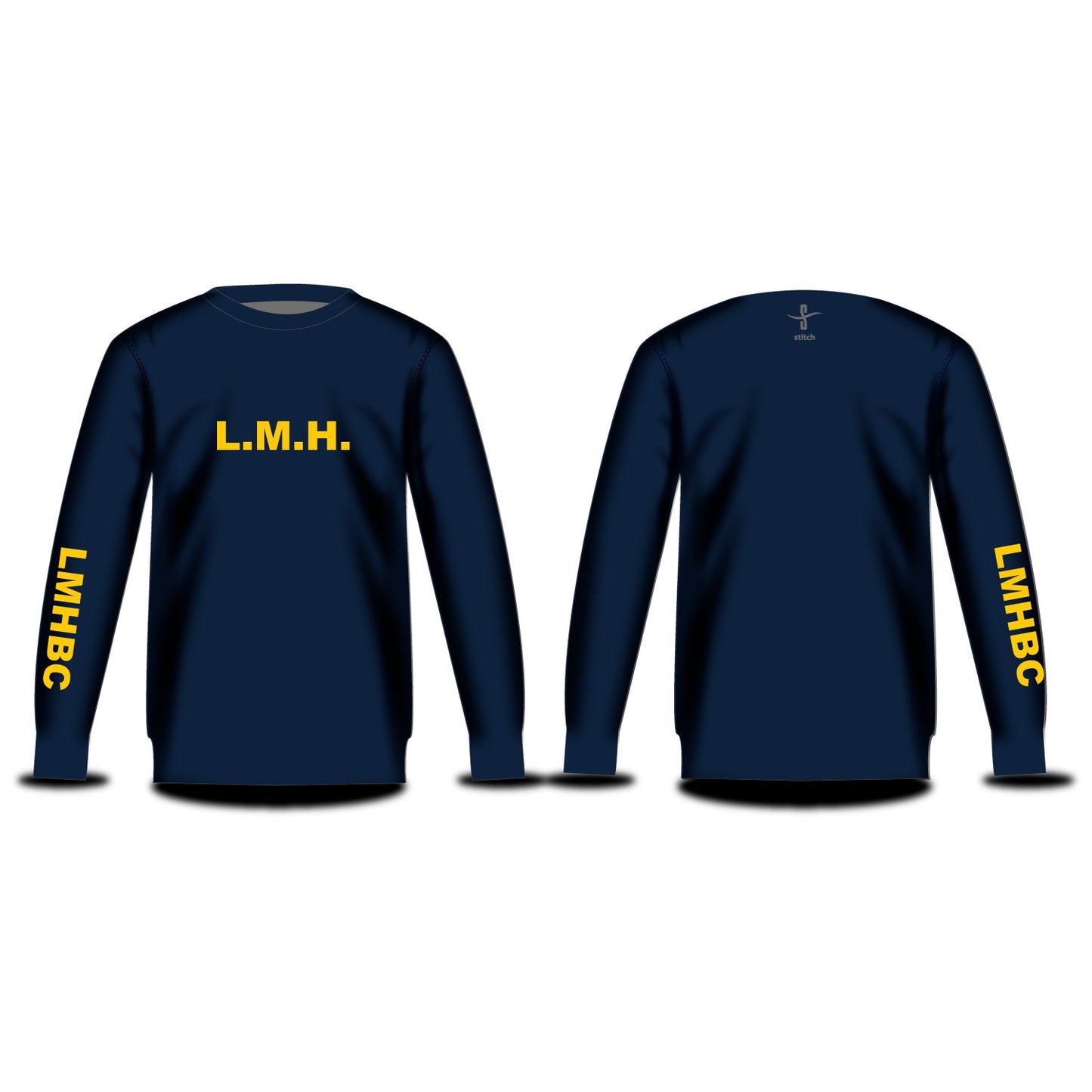 Lady Margaret Hall Boat Club Sweatshirt Retro Navy