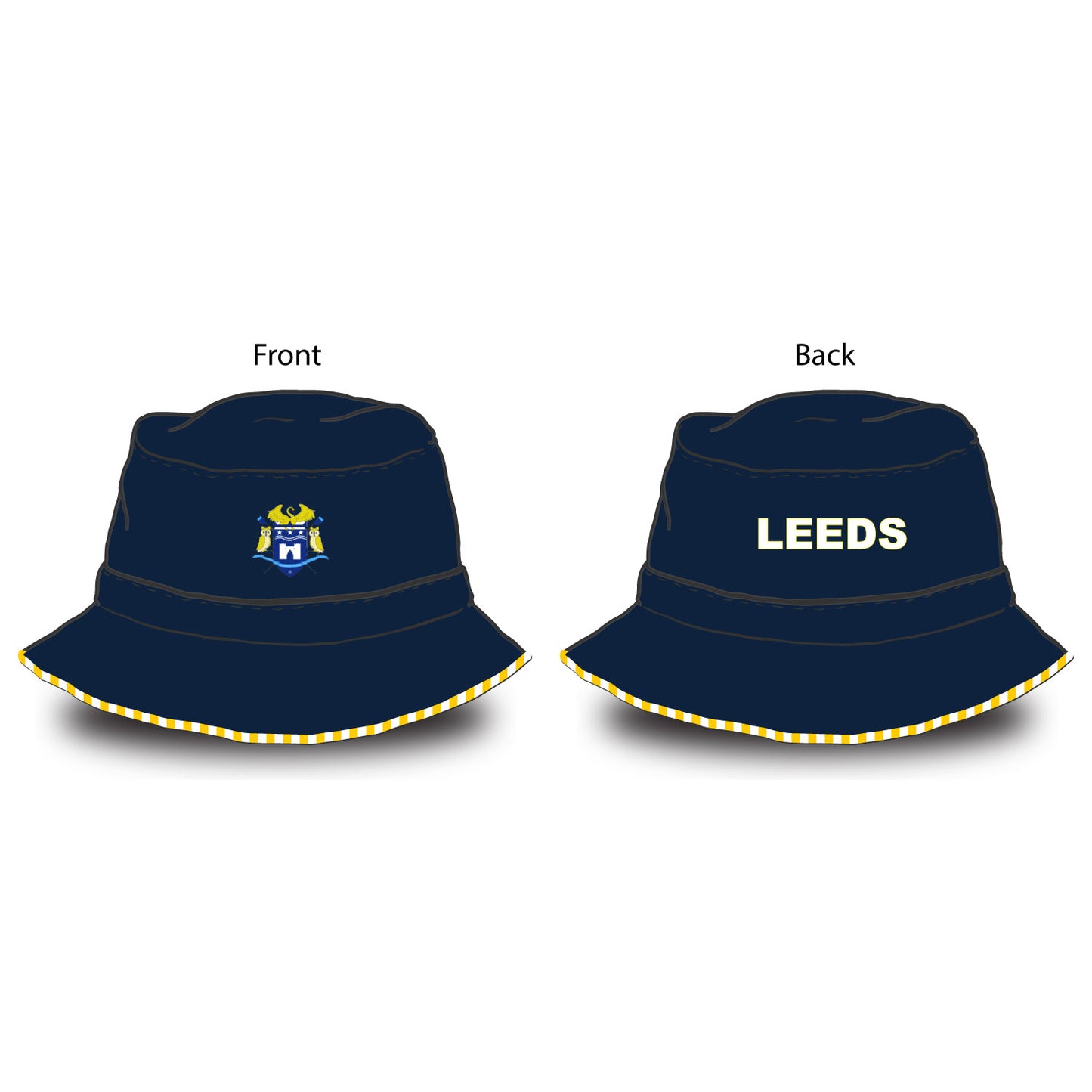 Leeds Rowing Club Striped Bucket Hat