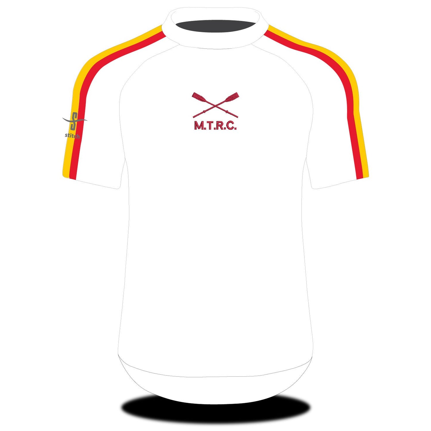 Medway Towns RC Short Sleeve Tech Top with 3 x1 Inch Stripes