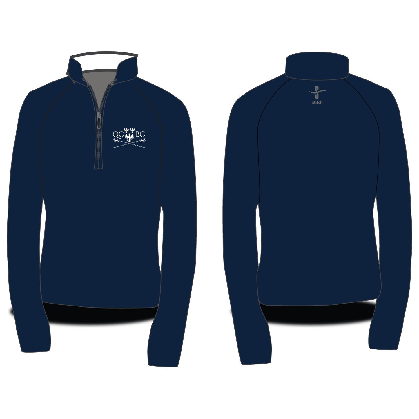 Queen's College Oxford Dark Morning Fleece