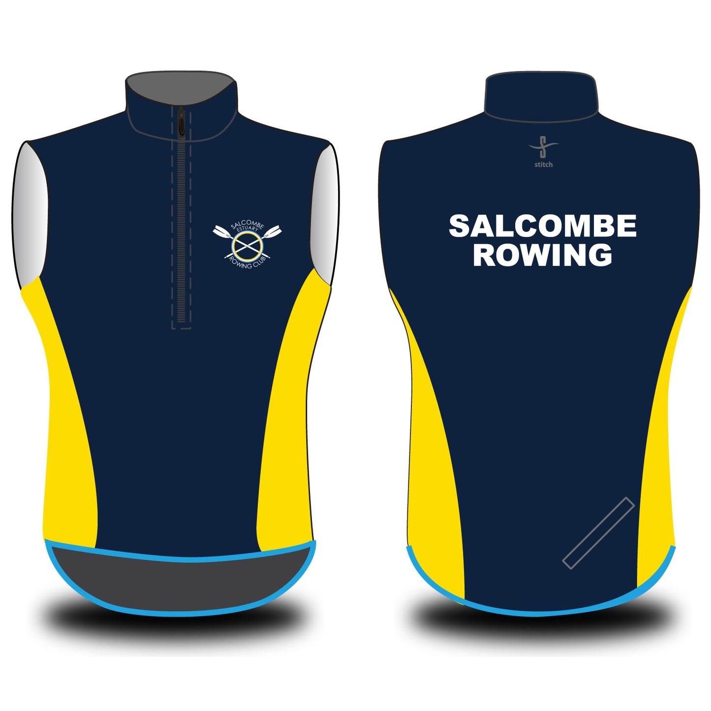 Salcombe Rowing Club 24/7 Gilet (Yellow)