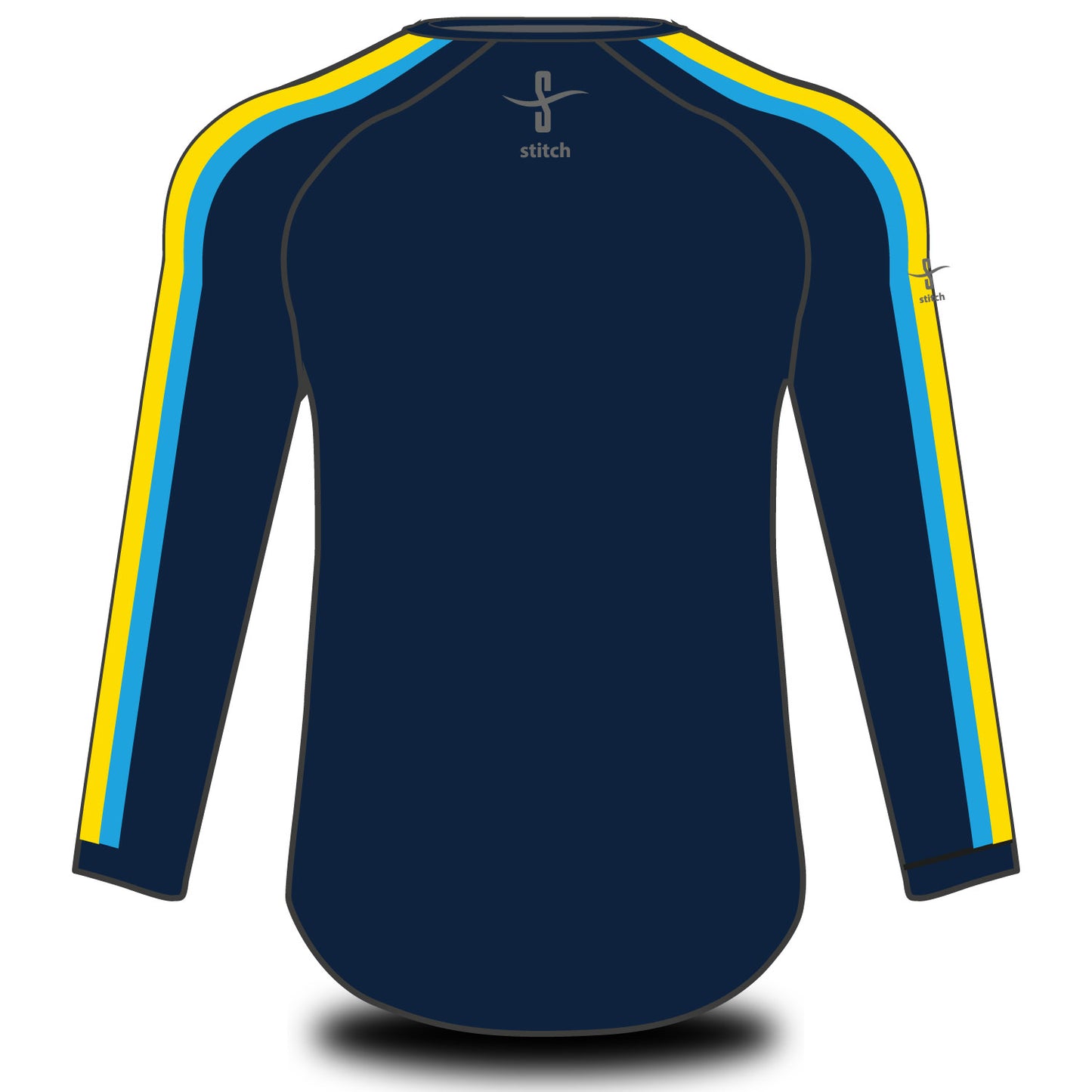 Salcombe Rowing Club Tech Top Long Sleeve Navy