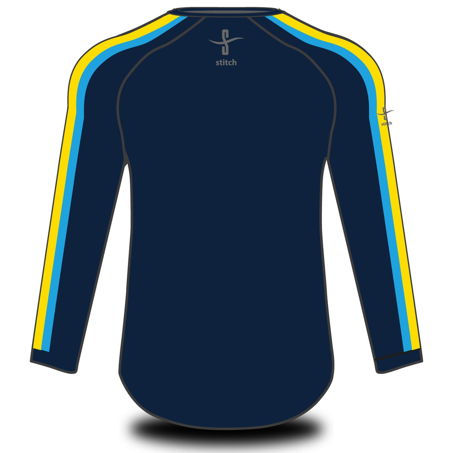 Salcombe Rowing Club Tech Top Long Sleeve Navy