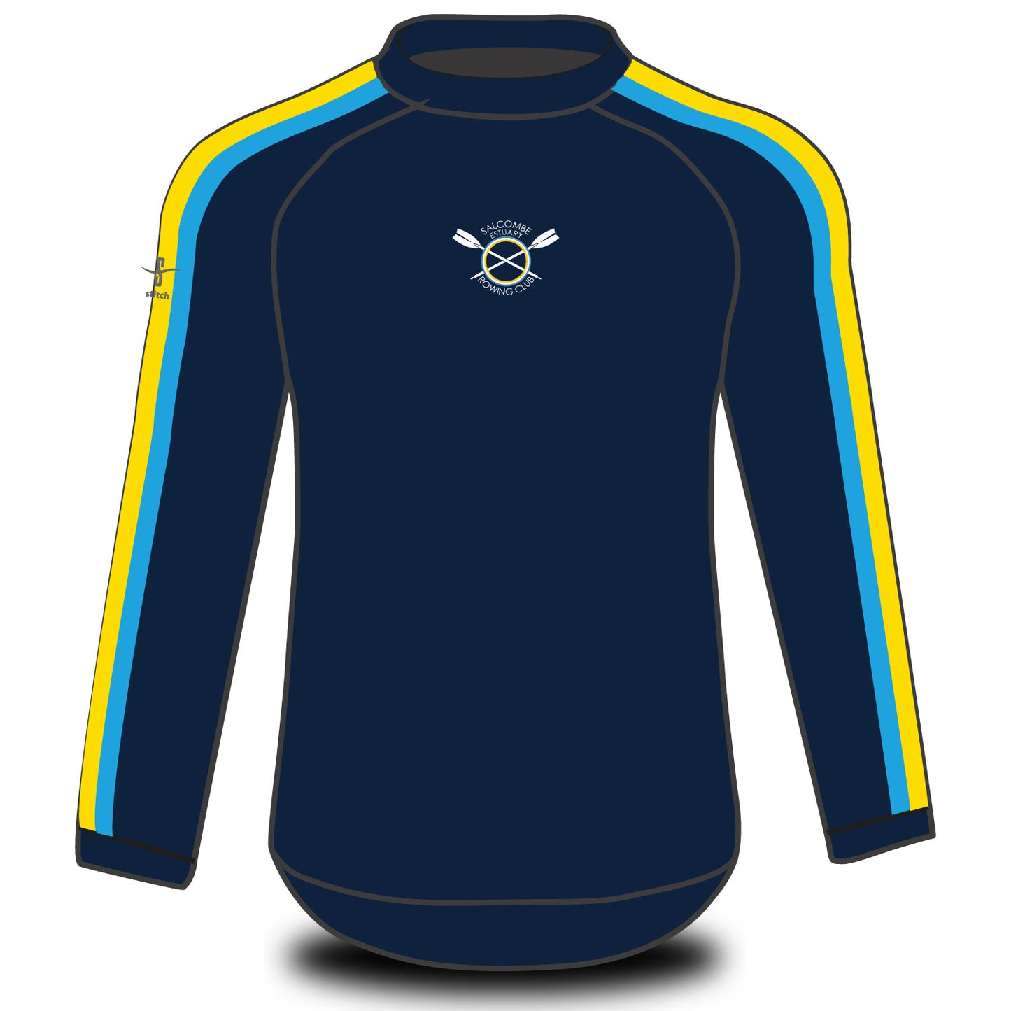 Salcombe Rowing Club Tech Top Long Sleeve Navy