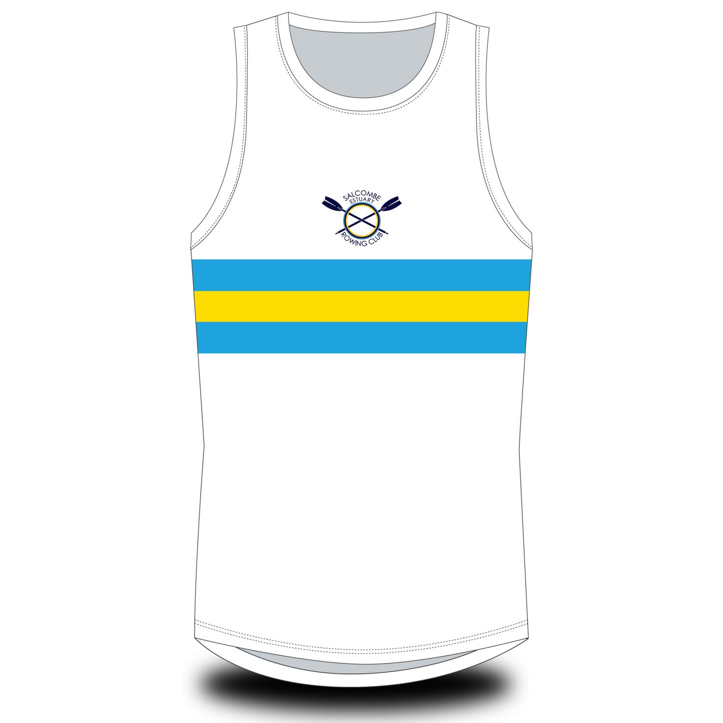 Salcombe Rowing Club Sublimated Vest White